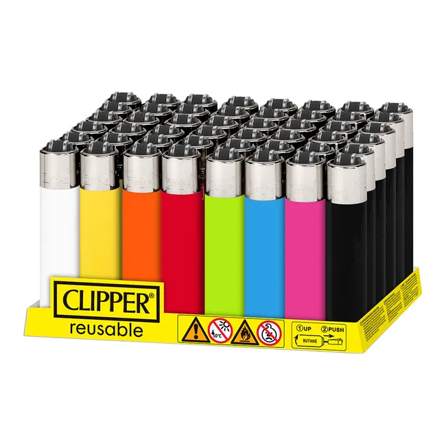 1 Caja de 48 Mecheros Clipper cp21r Colores micro largo . Envio gratis a Peninsula.